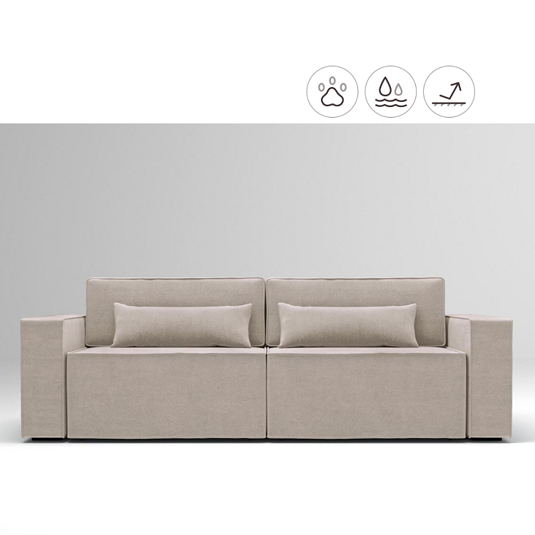 Диван Мастерфабрик Камо Kenya beige ткань велюр