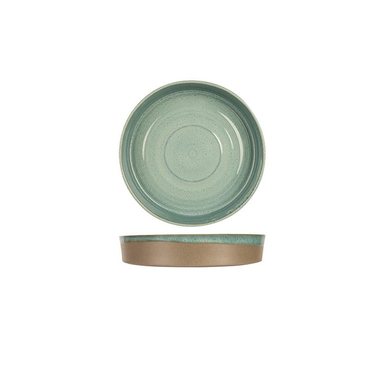 Тарелка суповая d 24 см h 4 см CosyTrendy BASALT OCEAN GREEN 3945024