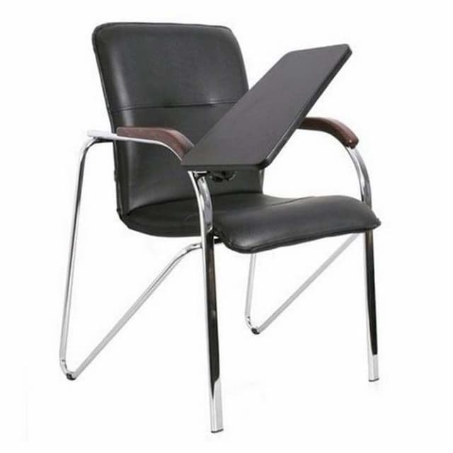 Кресло для посетителей Мирэй Самба с пюпитром, экокожа Oregon