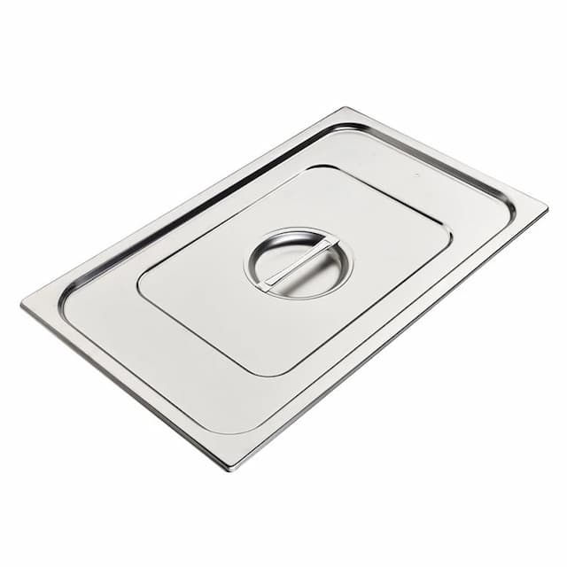 Крышка GN 2/3 нерж. сталь, вырез под ручки, Inox Macel С23МА арт. УТ-00053017 (Без эксплуатации 1 шт)