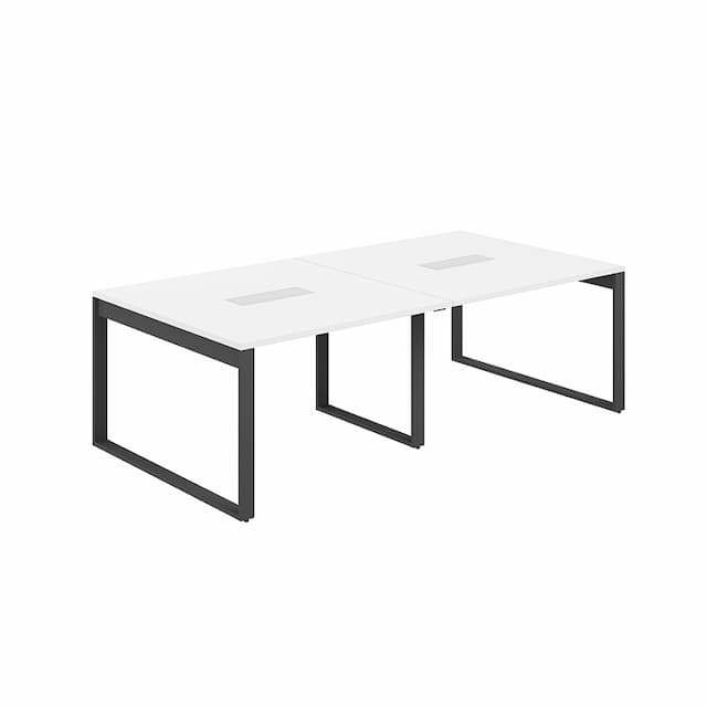 Стол для переговоров 2400х1238х750 Norden Allegro AG.2412.WH.72.AN