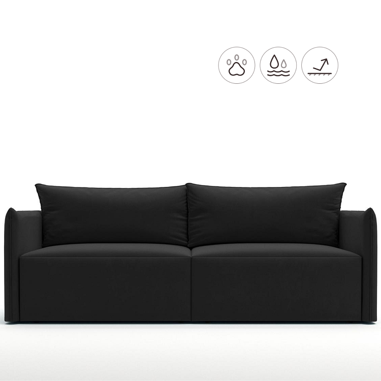 Диван Мастерфабрик Оландайв Saga dark grey ткань рогожка