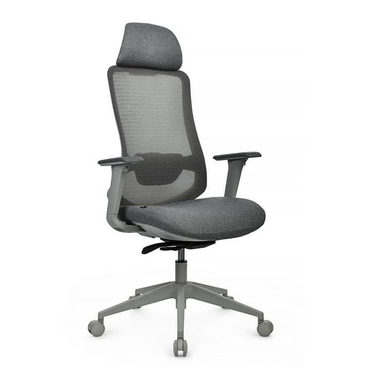 Кресло RV DESIGN Genzo (8321H-BK) серый