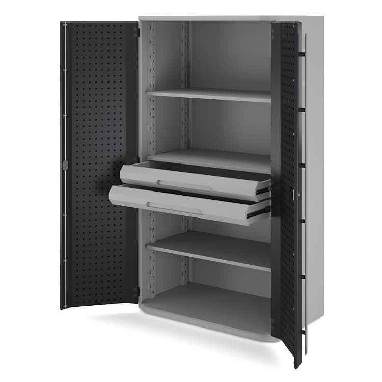 Шкаф металлический 2х дверный Kobor Expert MC/2-100/60 3S.20B