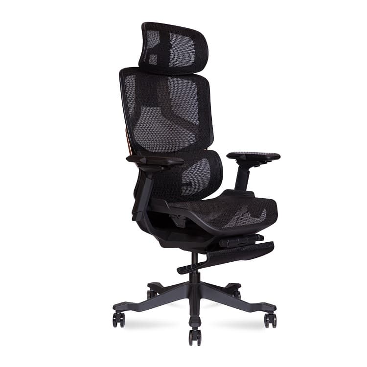 Кресло офисное Norden Cooper black EZY-005A (черный пластик/золотой пластик)
