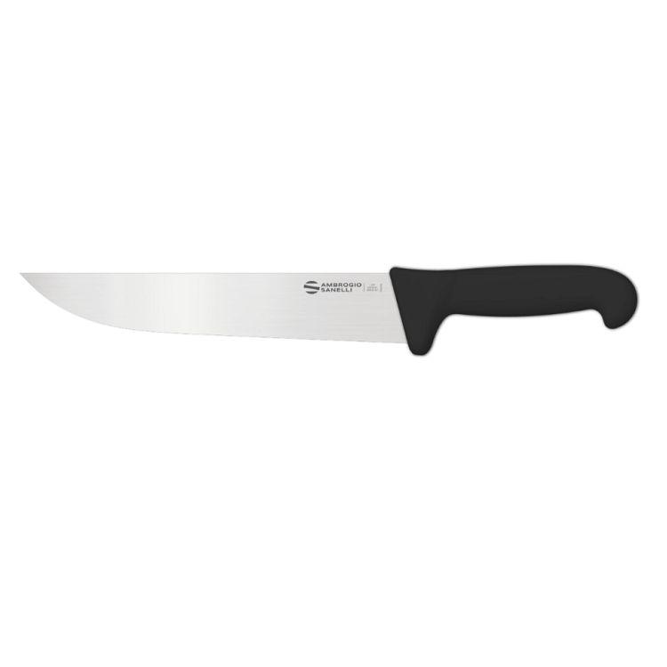 Нож для мяса Sanelli Ambrogio Supra SM09024B 240 х 44 мм, черный