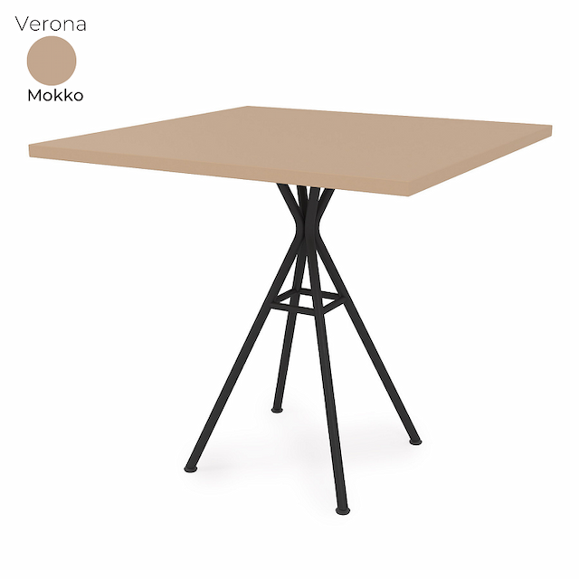 Стол обеденный квадратный Алсав 21Verona.008.K Mokko