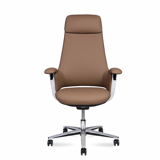 Кресло офисное Norden York CH-336A light brown leather