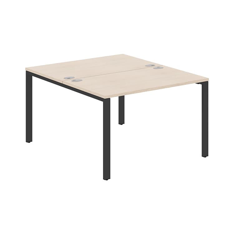 Стол 2-х местный Skyland XS6WST 1214 бук тиара/антрацит 1200х1406х750 XTEN-S60