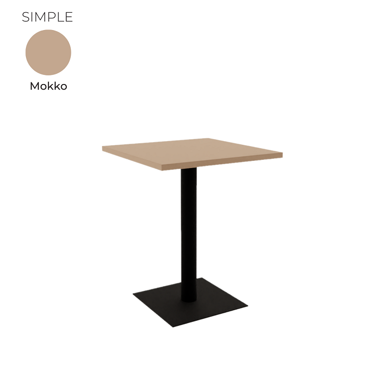 Стол обеденный квадратный Алсав 21SIMPLE.007 Mokko