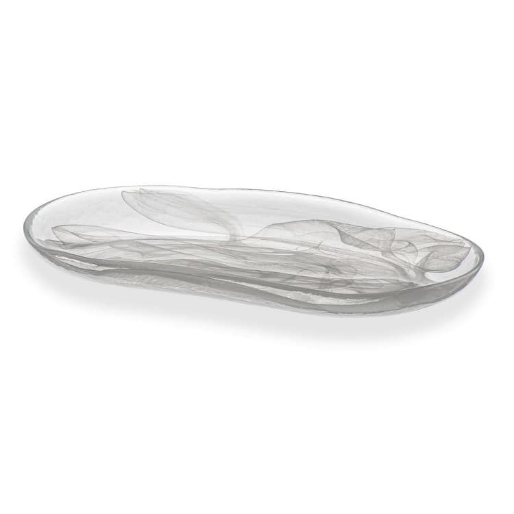 Тарелка овальная ARDACAM Atlas ARD 8403.2 21x11,5 см h 2,2 см (стекло, цвет / декор белый)