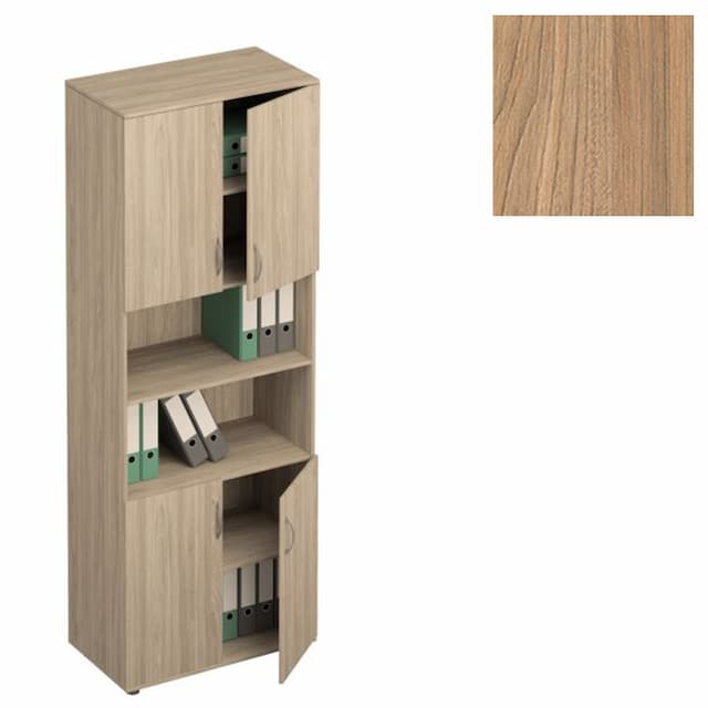 Шкаф для документов Юнитекс Формула (80x45x219) ФР 374 ВЗ вяз светлый