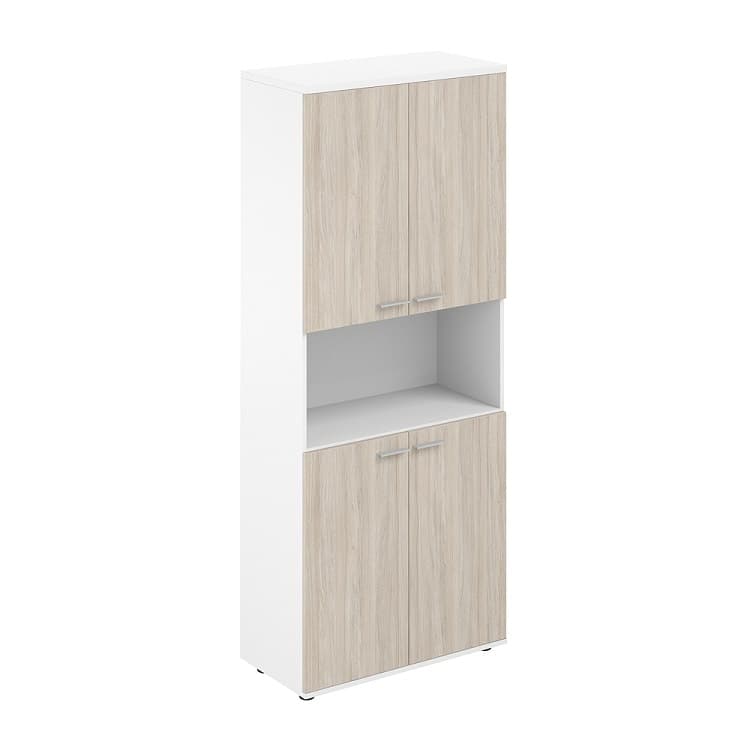 Шкаф высокий с нишей Norden Сигма SG.861.WH.OL.OL
