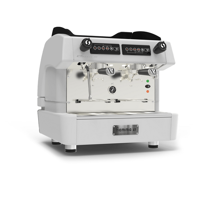 Кофемашина FIAMMA COMPASS 2 SE COMPACT TC WHITE (автомат, компакт, 2 группы)