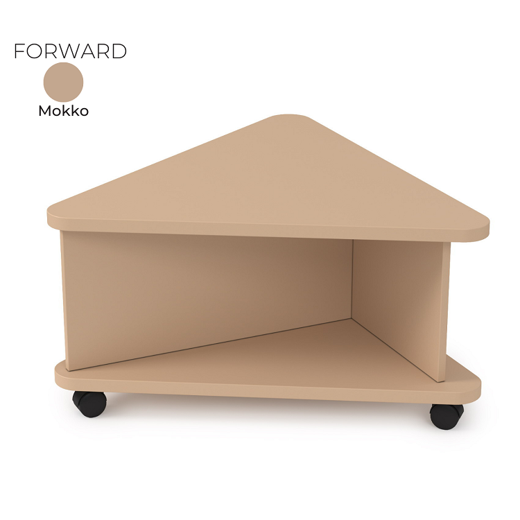 Стол журнальный треугольный Алсав 21FORWARD.001 Mokko