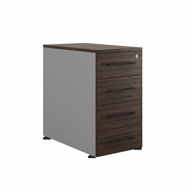 Тумба приставная Kobor TS4-40/70 aluminum/charlston