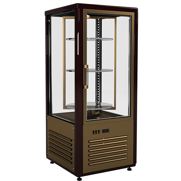 Витрина кондитерская Полюс LATIUM D4 VM 120-2 (R120Cвр бежево-коричневый, стандартные цвета)