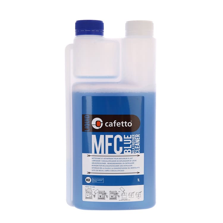 Средство для чистки капучинаторов и питчеров Cafetto MFC Blue, 1 литр