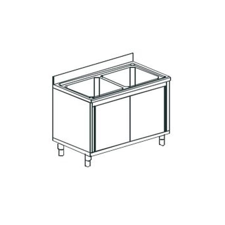 Ванна котломоечная APACH CHEF LINE L2P167-75SD