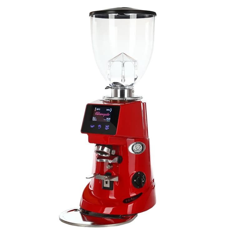 Кофемолка электронная Fiorenzato F64 E, красная